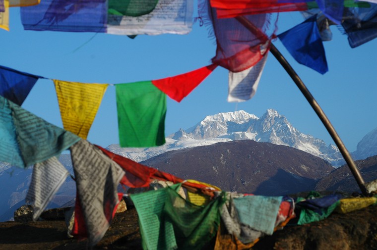 Sikkim, Widok z Dzongri (Indie 2008, lato, część pierwsza)